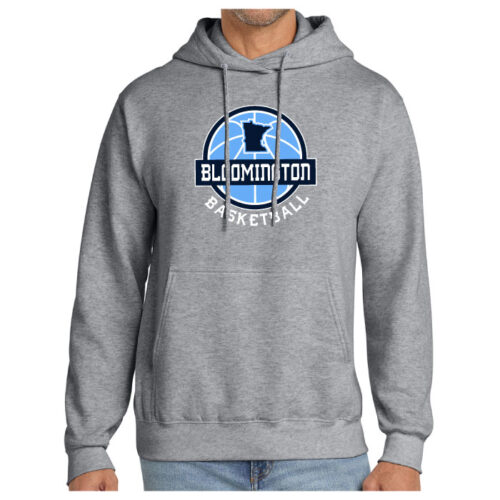 bloomington basketball printed sky blue ladies essential boxy tee (ez100)
