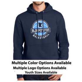 bloomington basketball printed sky blue ladies essential boxy tee (ez100)