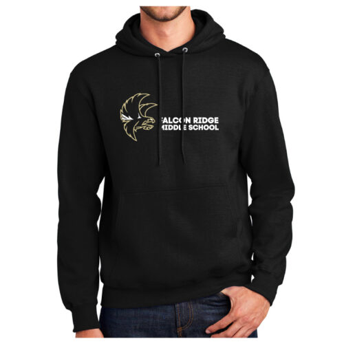falcon ridge middle school printed short sleeve tee (bc3001)