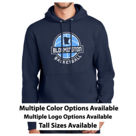 bloomington basketball printed tall pullover hoodie (pc90th)