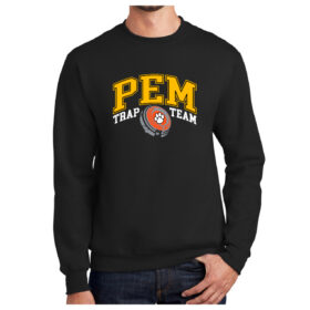 pem bulldogs trap black embroidered flexfit hat (pts30)