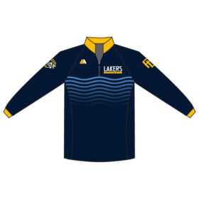 prior lake baseball full dye 1/4 zip jacket