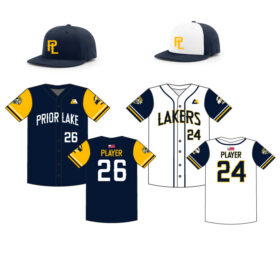 prior lake baseball player uniform package