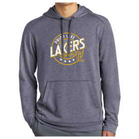 prior lake baseball heather navy printed pullover hoodie (st296)