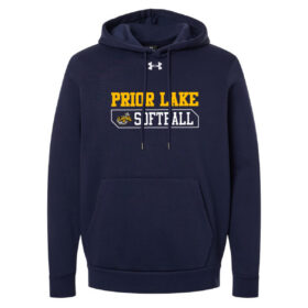 prior lake fastpitch navy printed team icon fleece hooded sweatshirt (6014161)