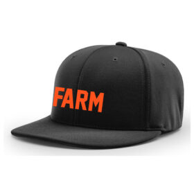 Farmington Cooperstown - Black Embroidered FlexFit Cap (PTS20)