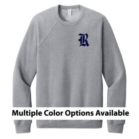 rhs girls hockey heather grey embrodiered unrl luxbreak oversized hoodie (copy)