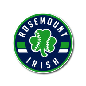 rosemount baseball helmet sticker