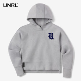 rhs girls hockey heather grey embrodiered unrl luxbreak oversized hoodie (copy)