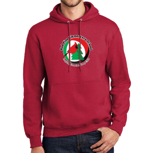 Red Pine Elementary - Printed Pullover Hoodie (PC90H) - Image 2