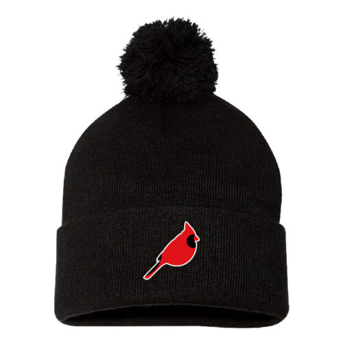 Red Pine Elementary - Black Embroidered Stocking Cap (SP15)