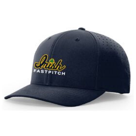 rosemount fastpitch navy embroidered flexfit hat (pts30)