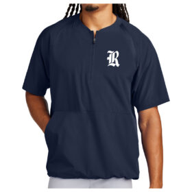 rosemount baseball navy longsleeve printed performance tee irish block (st350ls)