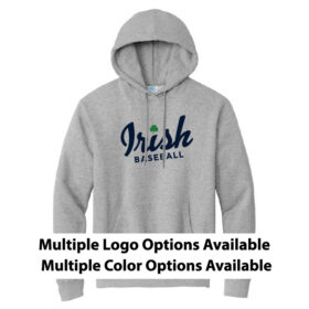 rosemount baseball navy longsleeve printed performance tee irish block (st350ls)