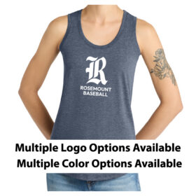 rosemount baseball navy longsleeve printed performance tee irish block (st350ls)