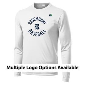 rosemount baseball longsleeve sublimated performance tee (st350ls)