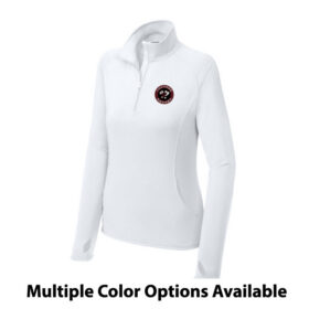 south metro thunder black embroidered 1/4 zip pullover (st850)