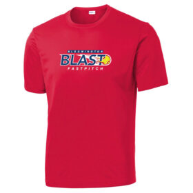 Bloomington Blast Fastpitch - Red Printed Performance Tee (ST350)