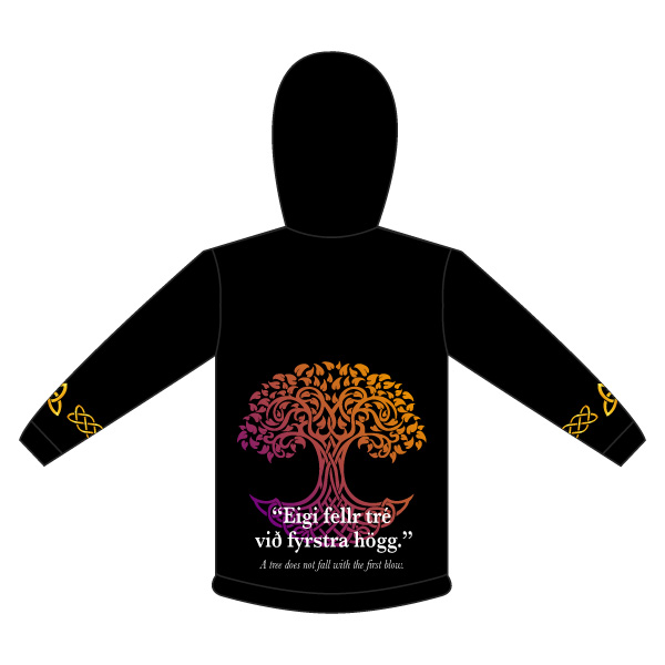 extra life nerds black printed cotton long sleeve t shirt (g2400) (copy)