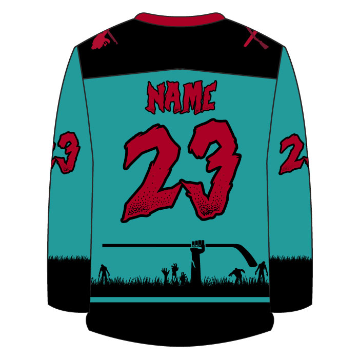 ca gear "zombies" hockey jersey (copy)