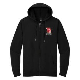 two rivers fastpitch black embroidered unrl 1/4 zip