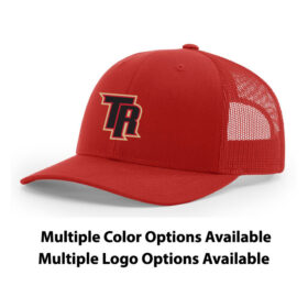 two rivers fastpitch black/white embroidered snapback baseball cap (112)