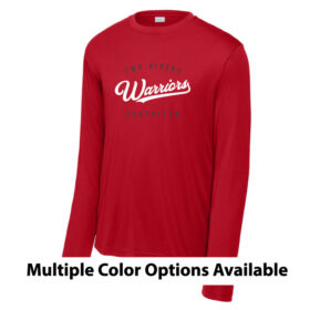 two rivers fastpitch white printed sport tek® posicharge® tri blend wicking raglan tee (st400)