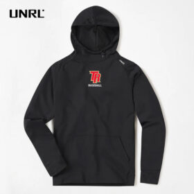 two rivers baseball black embroidered unrl crossover hoodie ii