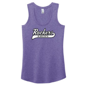 MN Rockers -  Purple Frost Printed Women’s Perfect Tri Racerback Tank (DM138L)