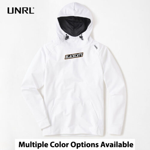blackcats hockey embroidered unrl crossover hoodie ii
