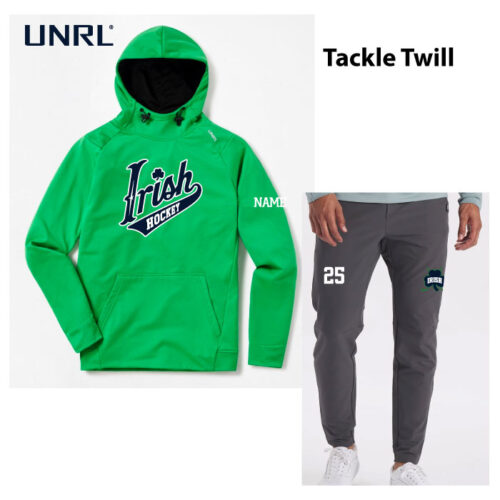 raha boosters unrl package crossover ii hoodie w/ unrl performance pant (tackle twill)