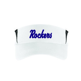 MN Rockers - White Embroidered Visor (STC13)