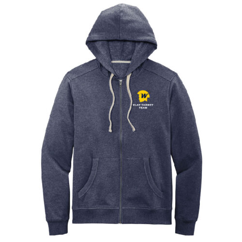 Wayzata Clay Target Team - Embroidered District® Re-Fleece™ Full-Zip Hoodie (DT8102)