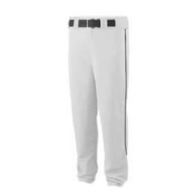 CA Stock Pants - White with Black Piping Pants