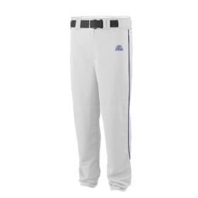 CA Stock Pants – White with Navy Piping